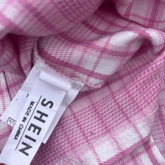 Pink Plaid Mini Skirt - Picture 7 of 8